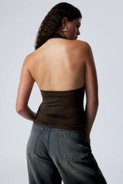 Weekday DEEP HALTERNECK TOP><noscript><img width=