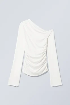 Weekday DRAPE ASYMMETRIC LYOCELL TOP>Women Tops
