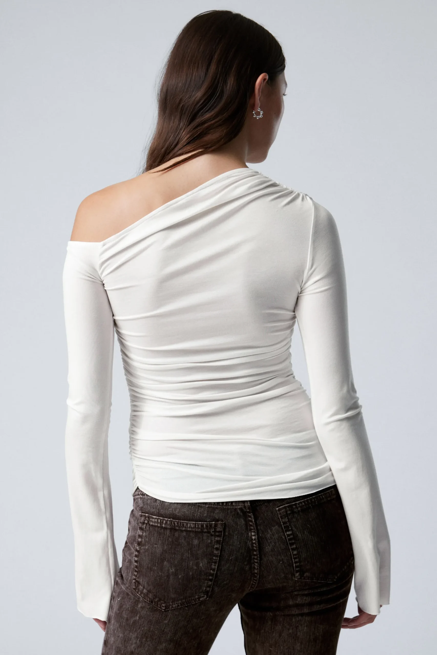 Weekday DRAPE ASYMMETRIC LYOCELL TOP>Women Tops