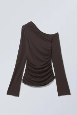 Weekday DRAPE ASYMMETRIC LYOCELL TOP><noscript><img width=