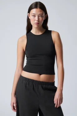 Weekday FINE FITTED TANK TOP>Women Basics|Tops