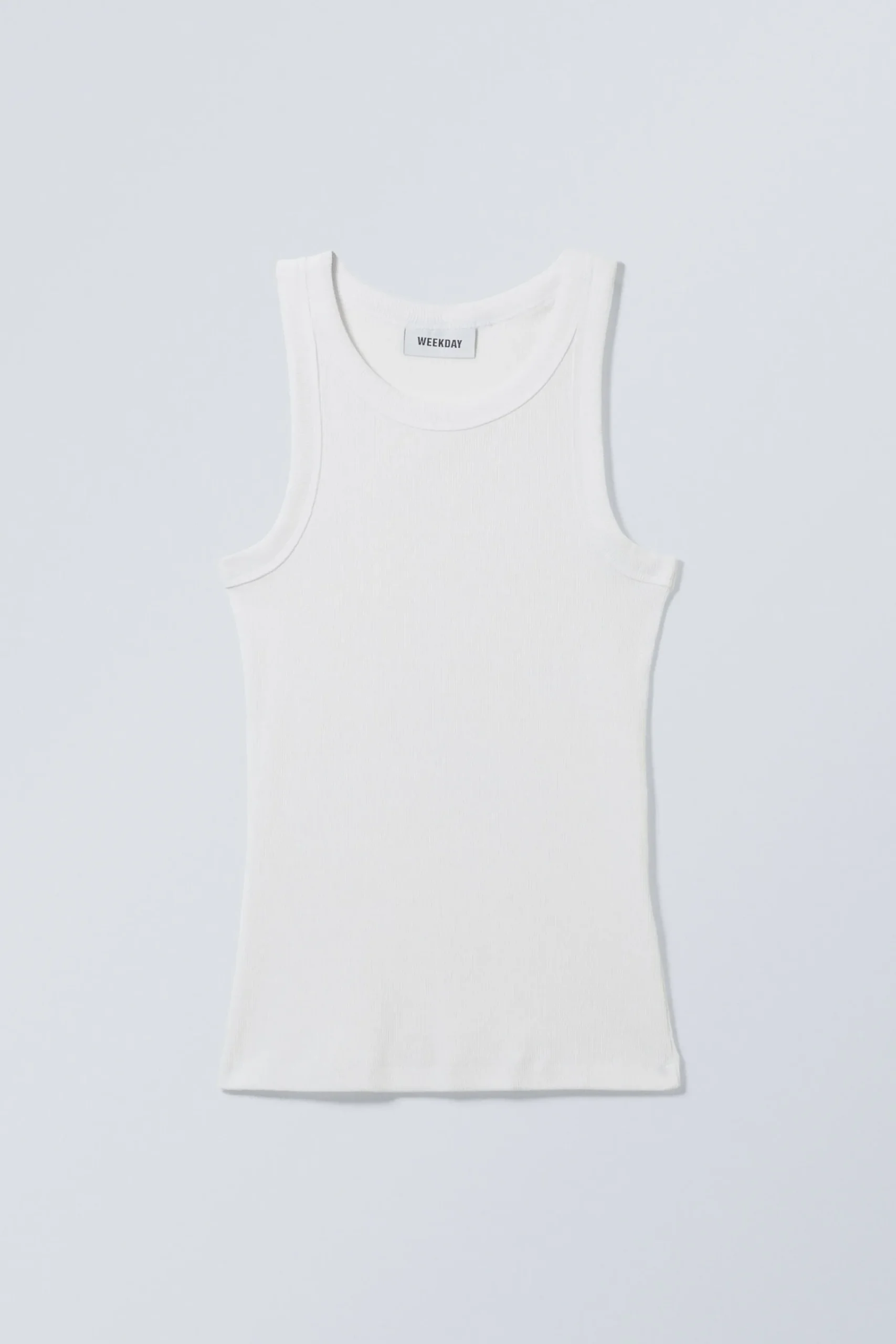 Weekday FITTED RIB TANK TOP>Women Basics|Tops