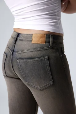 Weekday FLAME LOW RISE SLIM FLARED LEG JEANS><noscript><img width=