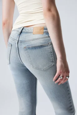 Weekday FLAME LOW RISE SLIM FLARED LEG JEANS><noscript><img width=