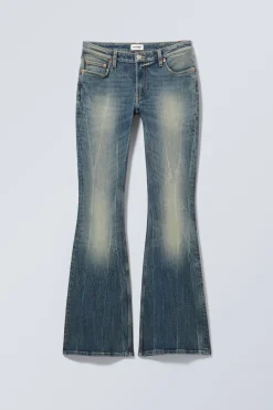 Weekday FLAME LOW RISE SLIM FLARED LEG JEANS><noscript><img width=