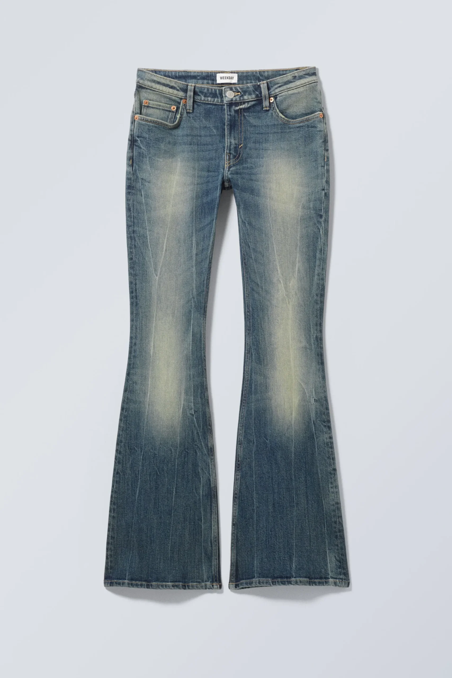 Weekday FLAME LOW RISE SLIM FLARED LEG JEANS>Women Jeans