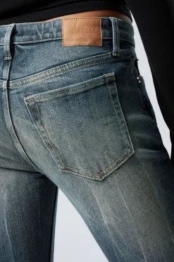 Weekday FLAME LOW RISE SLIM FLARED LEG JEANS><noscript><img width=