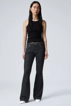 Weekday FLAME LOW RISE SLIM FLARED LEG JEANS>Women Jeans