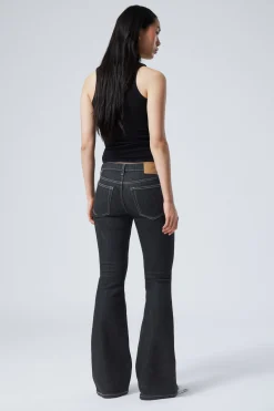 Weekday FLAME LOW RISE SLIM FLARED LEG JEANS><noscript><img width=