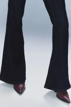 Weekday FLARE LOW WAIST FLARED SKINNY JEANS><noscript><img width=