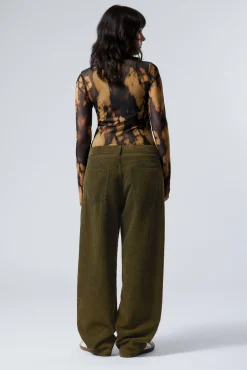 Weekday GALAXY LOOSE STRAIGHT CORD TROUSER><noscript><img width=
