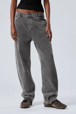 Weekday GALAXY LOOSE STRAIGHT CORD TROUSER>Women Trousers|Trousers