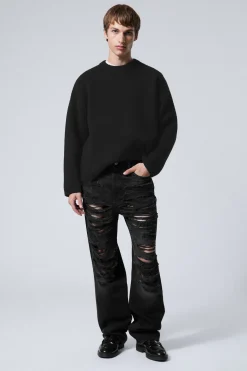 Weekday GALAXY LOOSE STRAIGHT DISTRESSED JEANS><noscript><img width=