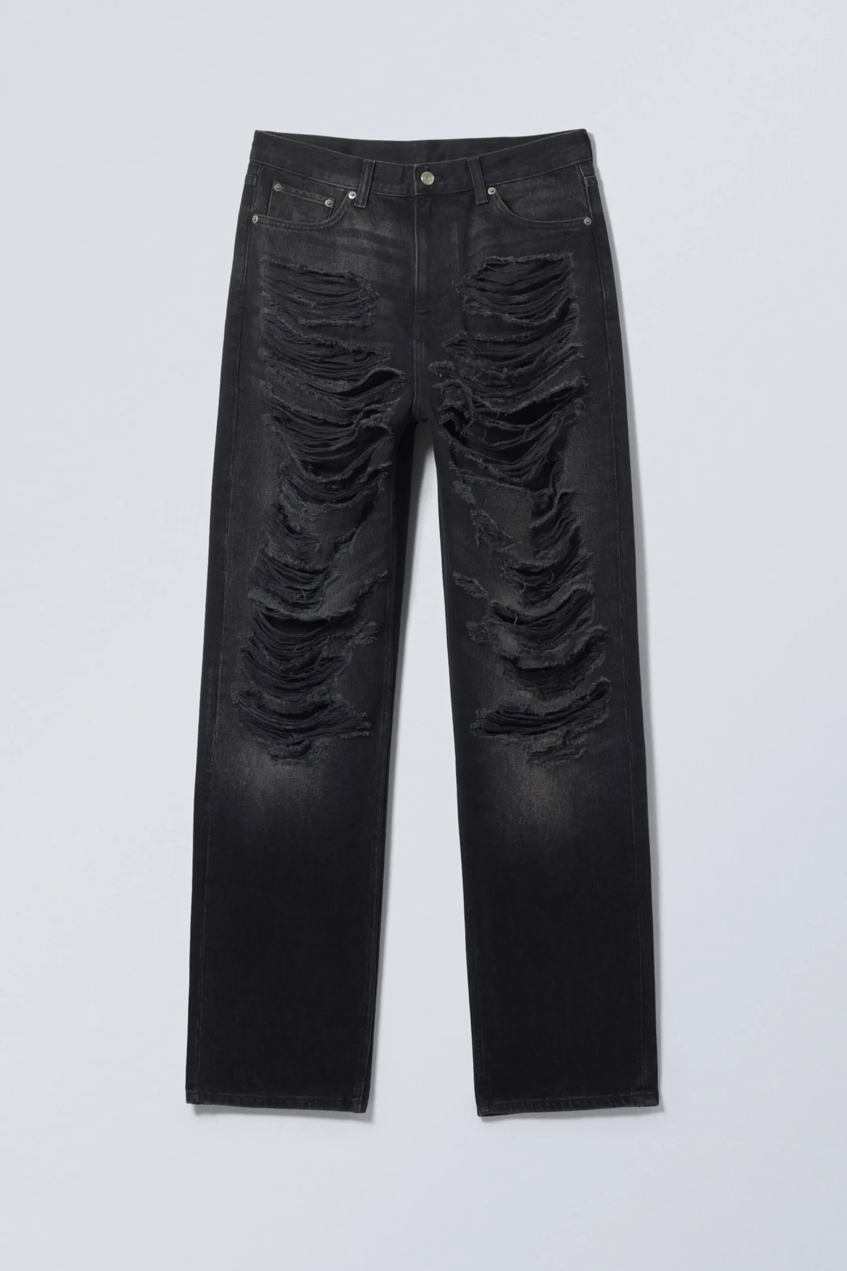 Weekday GALAXY LOOSE STRAIGHT DISTRESSED JEANS> Jeans