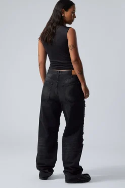Weekday GALAXY LOOSE STRAIGHT DISTRESSED JEANS><noscript><img width=