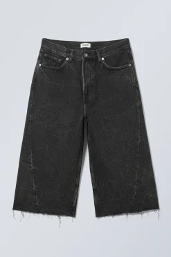 Weekday GALAXY LOOSE TWISTED DENIM SHORTS><noscript><img width=