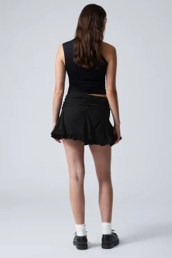 Weekday GATHERED MINI SKIRT><noscript><img width=