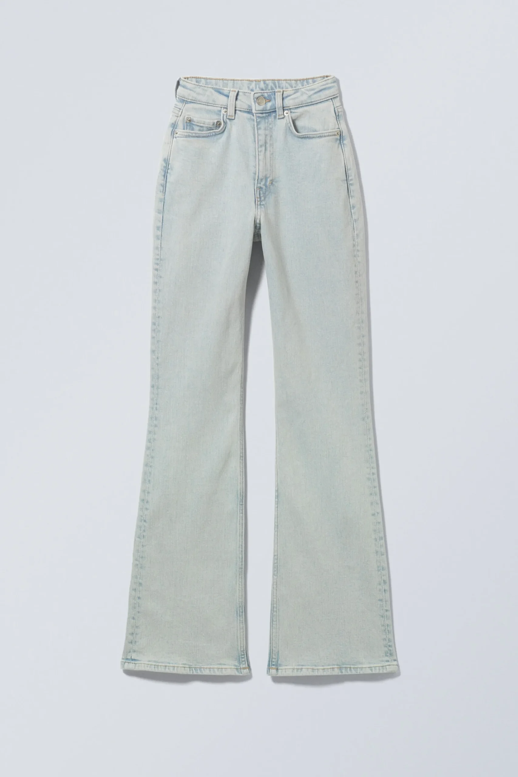 Weekday GLOW CURVE HIGH WAISTED REGULAR FLARED LEG JEANS>Women Jeans