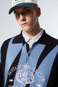 Weekday GRAPHIC POLO SWEATER> Graphics|Knitwear