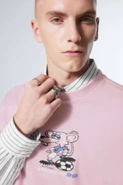 Weekday GREAT BOXY PRINTED GRAPHIC TEE> Graphics|T-Shirts & Tops