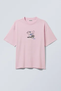 Weekday GREAT BOXY PRINTED GRAPHIC TEE><noscript><img width=