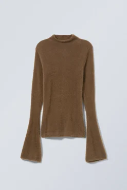Weekday HAIRY MOCK NECK SWEATER><noscript><img width=