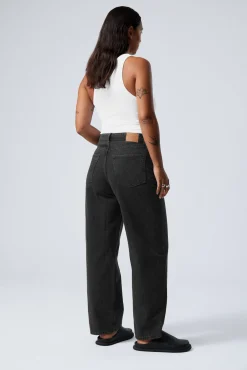 Weekday HALO CURVE HIGH WAISTED REGULAR WIDE LEG JEANS><noscript><img width=