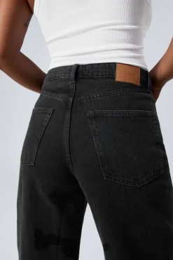 Weekday HALO CURVE HIGH WAISTED REGULAR WIDE LEG JEANS><noscript><img width=
