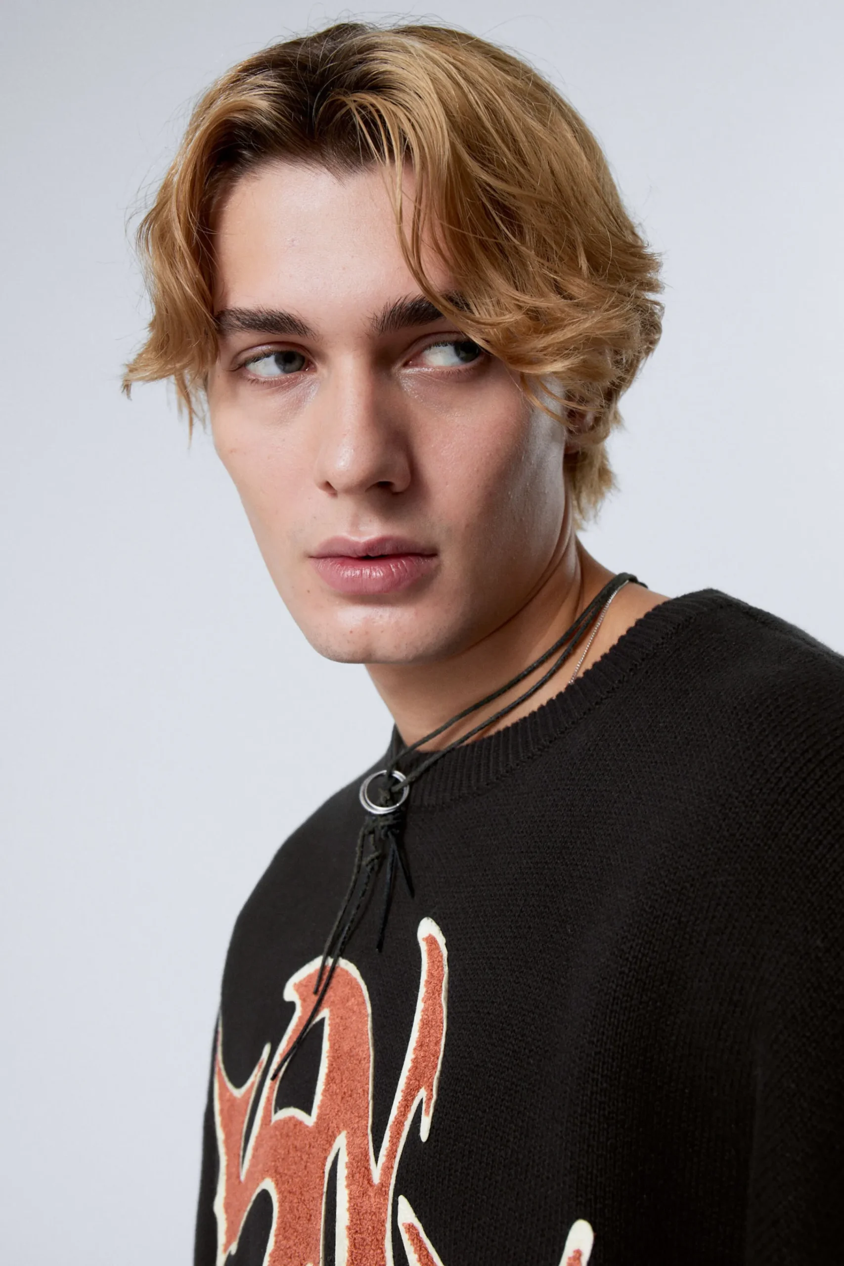 Weekday HEAVY-KNIT PATCH PRINT SWEATER> Graphics|Knitwear