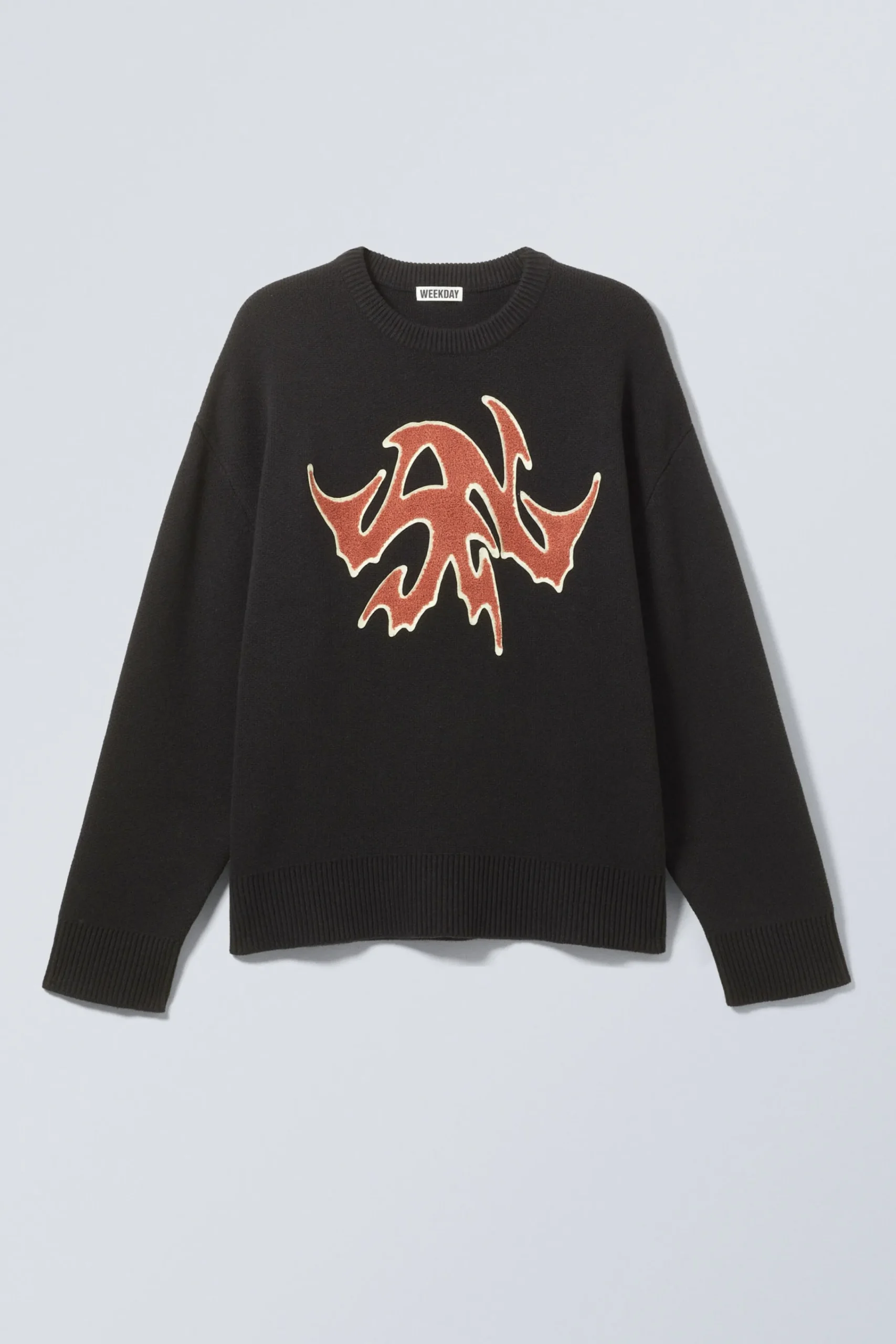 Weekday HEAVY-KNIT PATCH PRINT SWEATER> Graphics|Knitwear