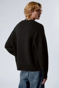 Weekday HEAVY-KNIT PATCH PRINT SWEATER><noscript><img width=