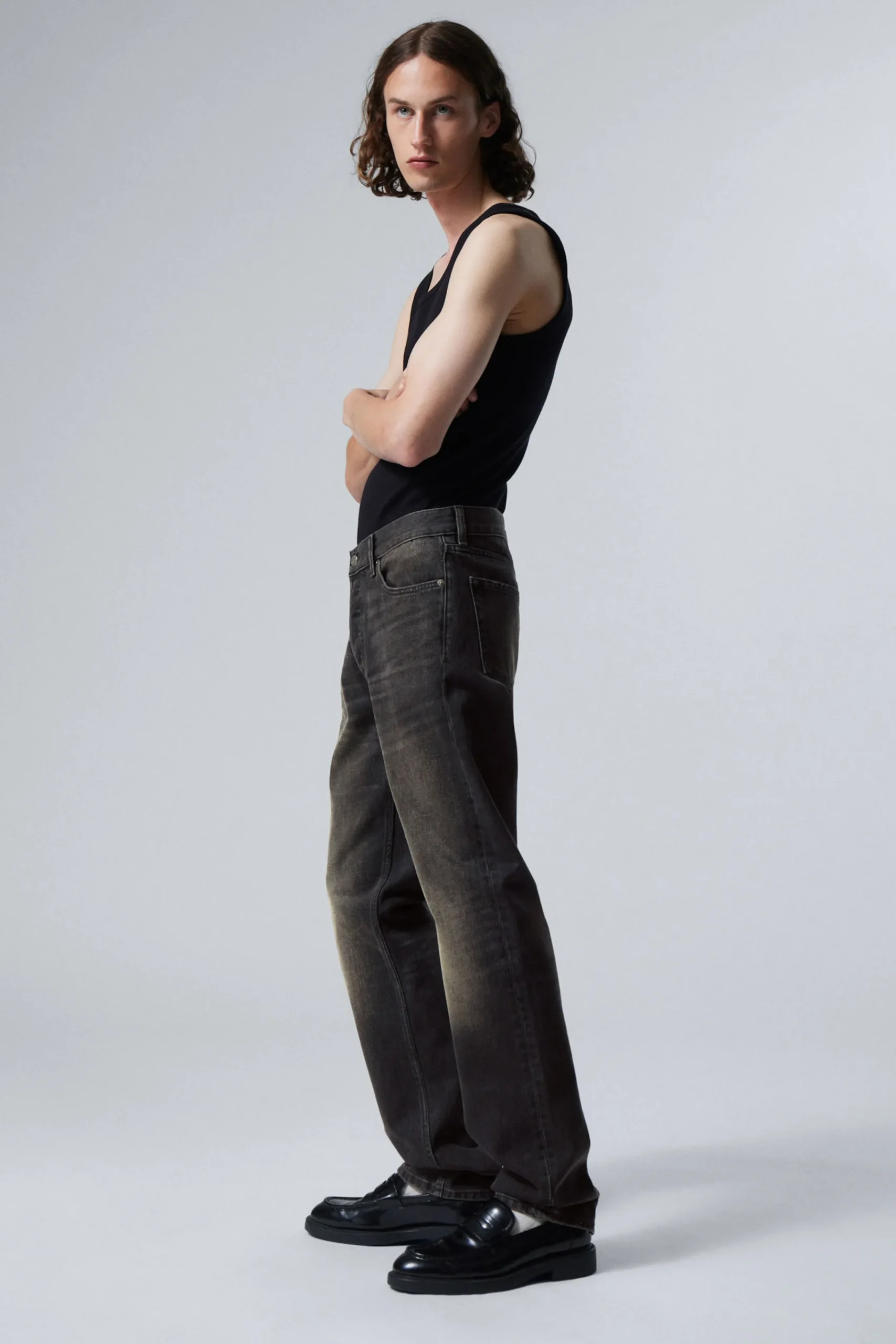 Weekday KLEAN REGULAR STRAIGHT LEG JEANS> Jeans