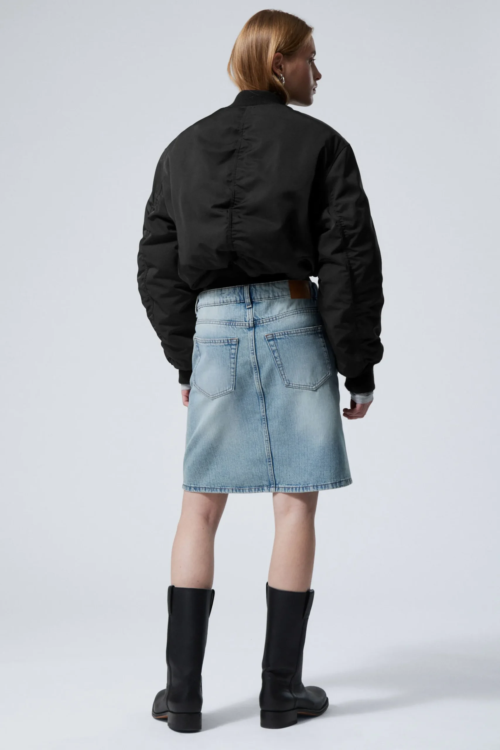 Weekday KNEE LENGTH DENIM SKIRT>Women Skirts