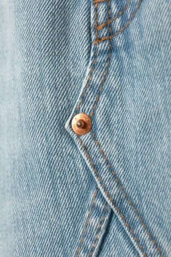 Weekday KNEE LENGTH DENIM SKIRT><noscript><img width=