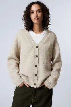 Weekday KNITTED SINGLE-BREASTED CARDIGAN>Women Knitwear