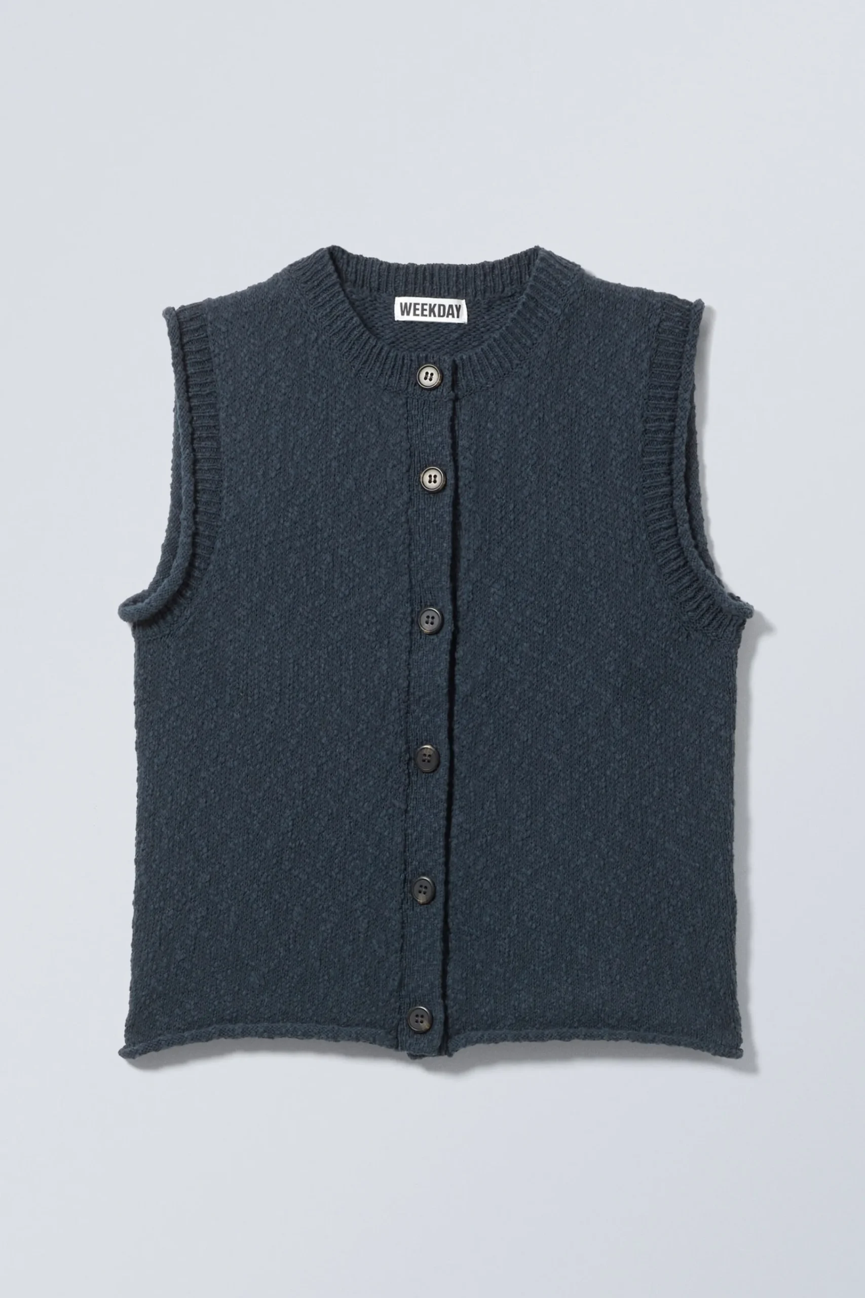 Weekday KNITTED SINGLE-BREASTED VEST>Women Knitwear