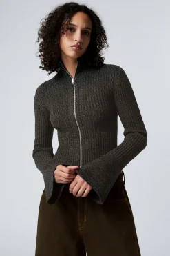 Weekday KNITTED ZIP CARDIGAN>Women Knitwear