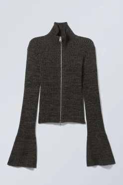 Weekday KNITTED ZIP CARDIGAN><noscript><img width=