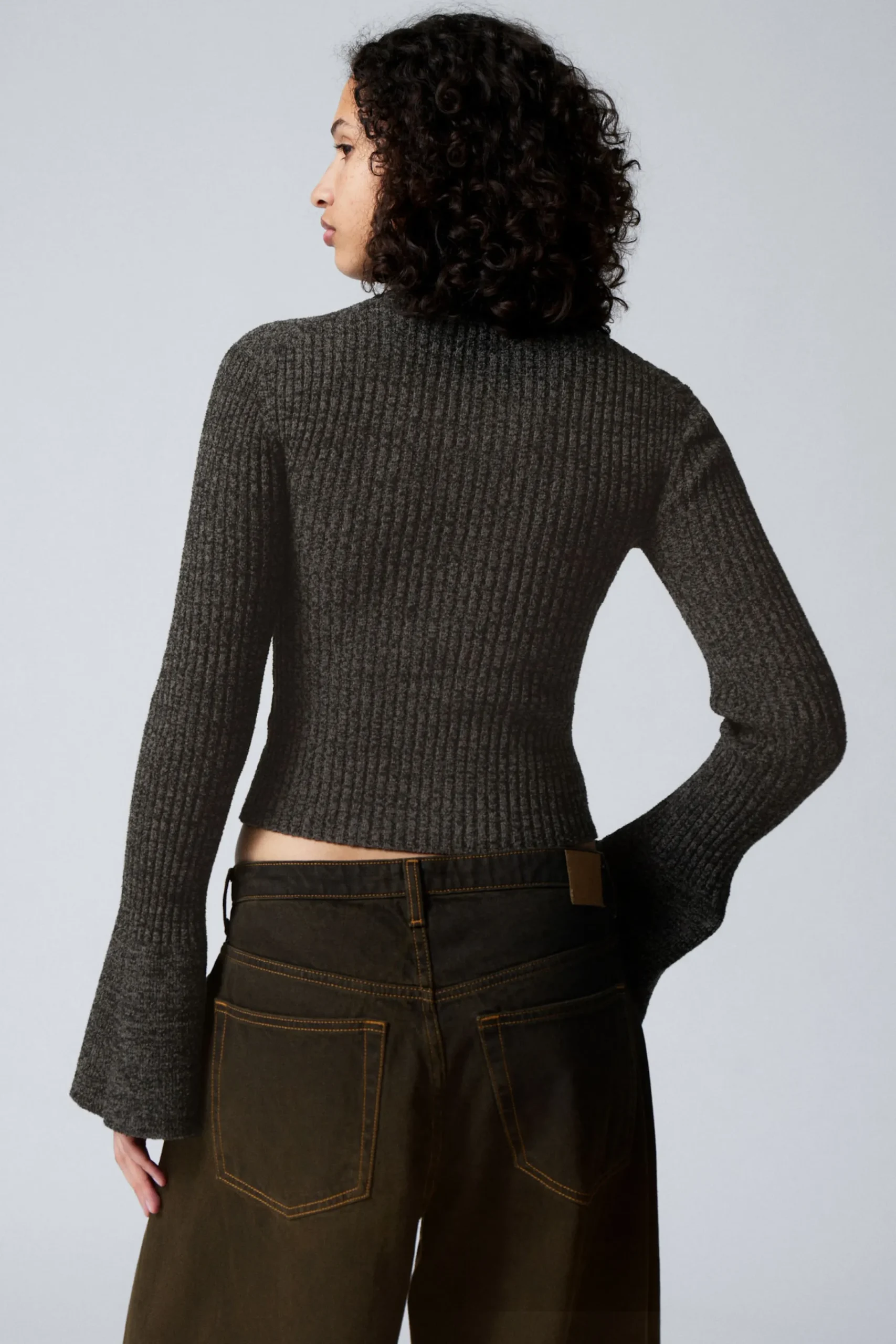 Weekday KNITTED ZIP CARDIGAN>Women Knitwear