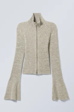 Weekday KNITTED ZIP CARDIGAN><noscript><img width=