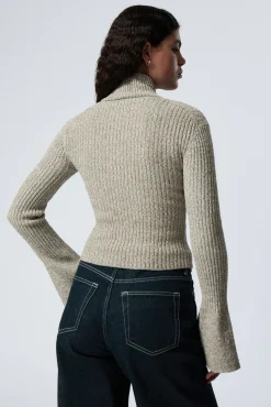 Weekday KNITTED ZIP CARDIGAN><noscript><img width=