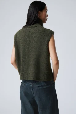 Weekday KNITTED ZIP VEST><noscript><img width=