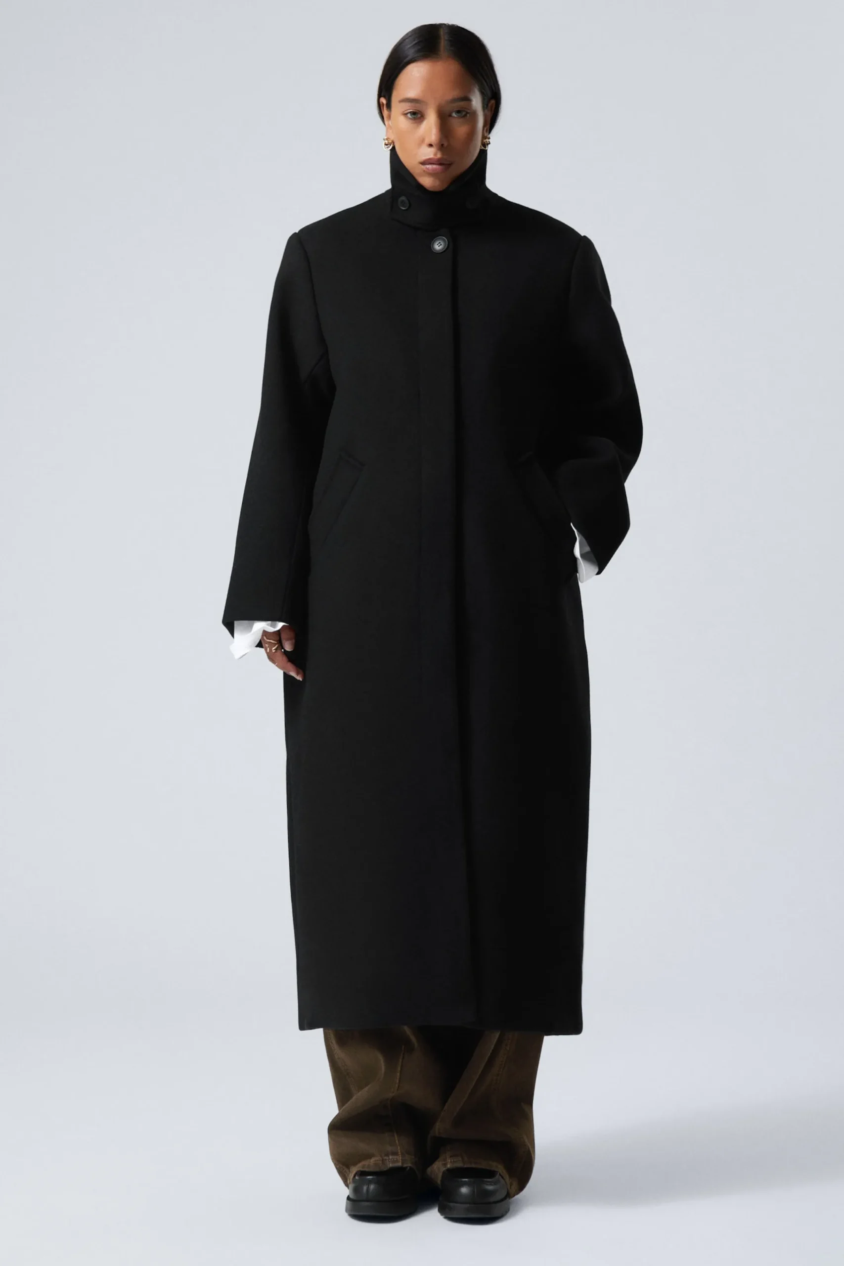Weekday LONG OVERSIZED WOOL-BLEND COAT>Women Jackets & Coats