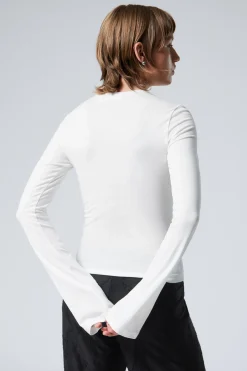 Weekday LONG SLEEVE COTTON TOP><noscript><img width=