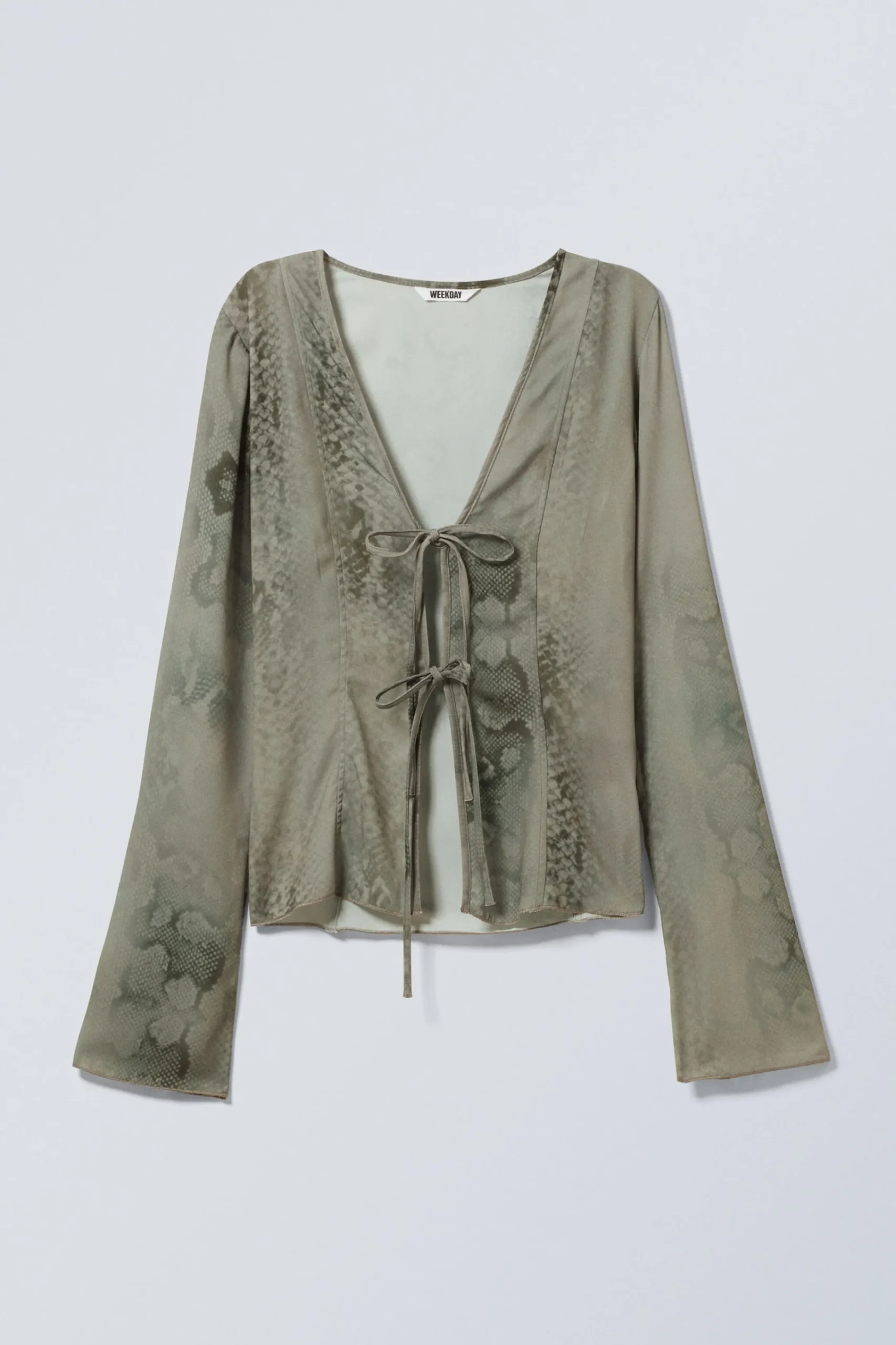 Weekday LONG SLEEVE TIE BLOUSE>Women Blouses & Shirts