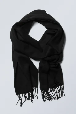 Weekday LONG WOVEN WOOL SCARF><noscript><img width=