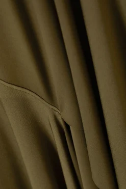 Weekday LONG-SLEEVED ASYMMETRIC DRAPED DRESS><noscript><img width=