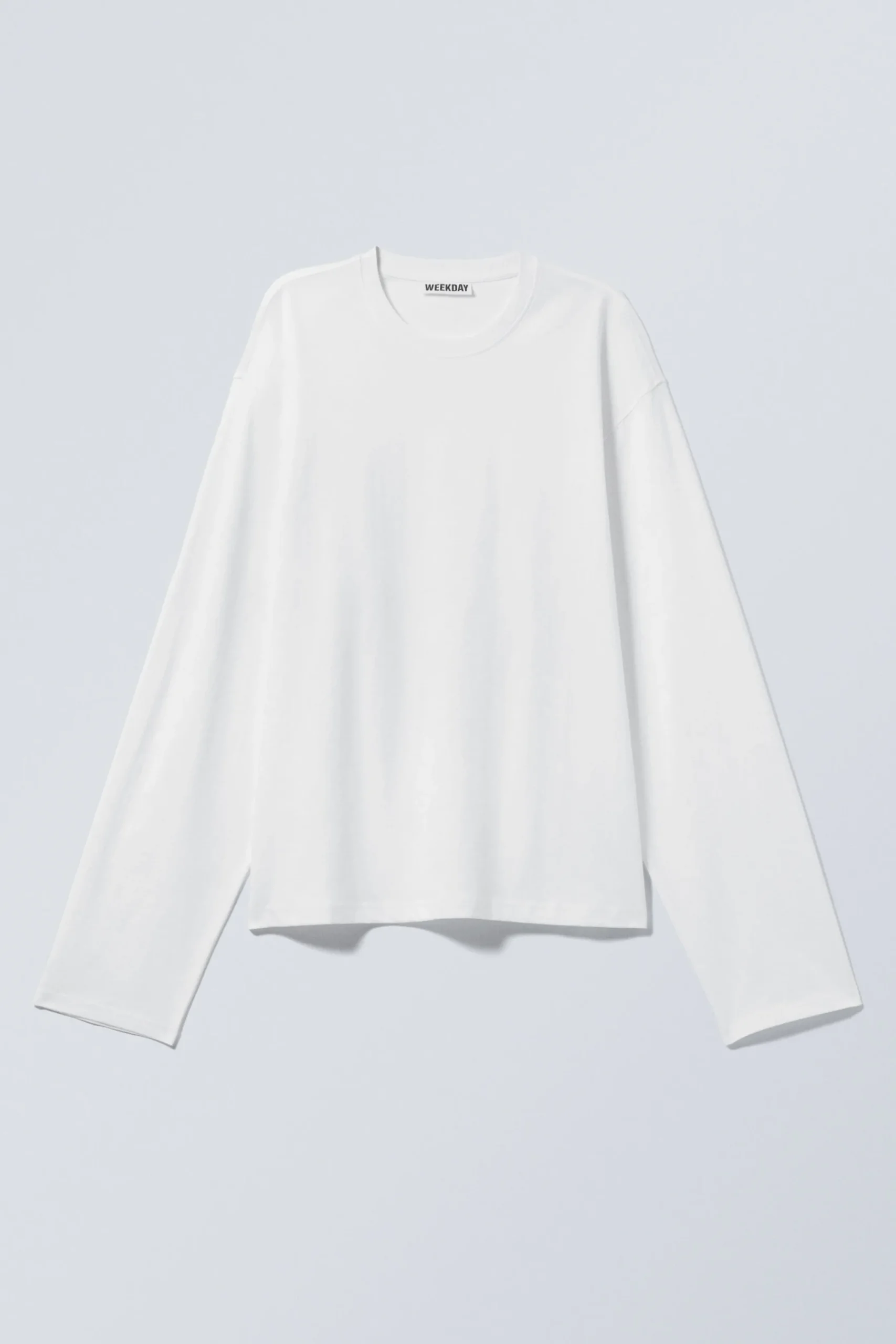 Weekday LONG-SLEEVED BOXY COTTON T-SHIRT>Women Basics|Tops