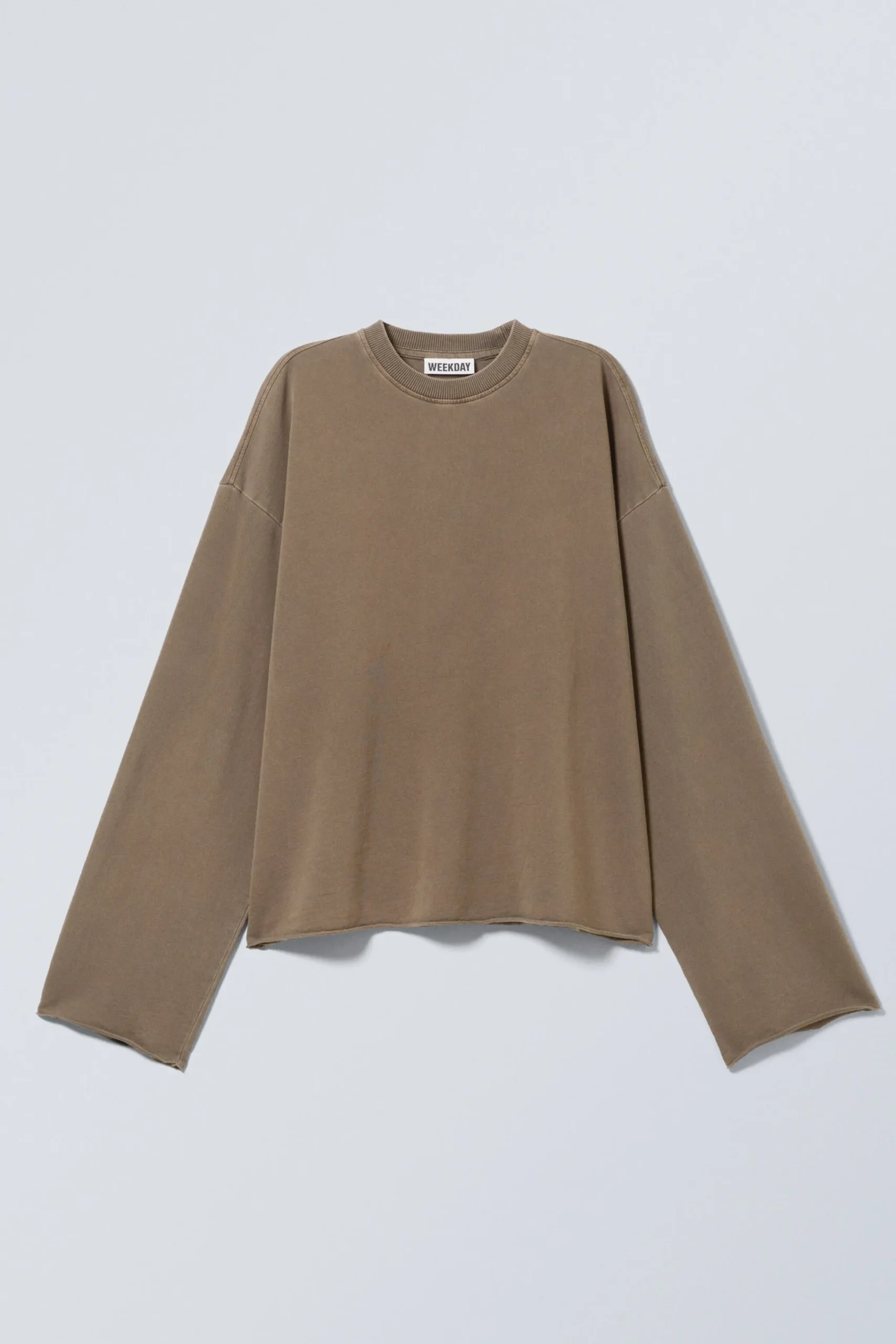 Weekday LONG-SLEEVED OVERSIZED COTTON TOP>Women Tops