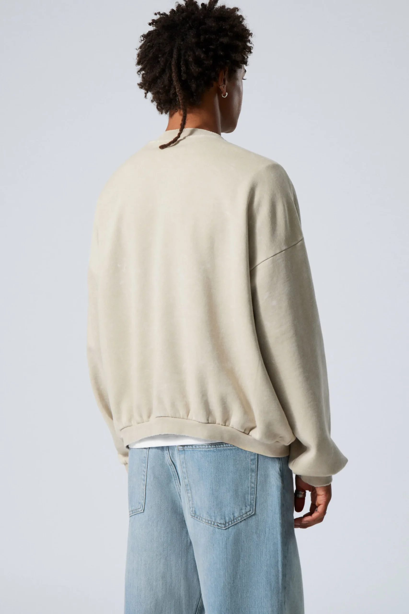 Weekday LONG-SLEEVED OVERSIZED SLOUCHY SWEATSHIRT> Sweatshirts